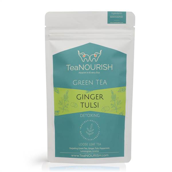Teanourish Ginger Tulsi  Green Tea